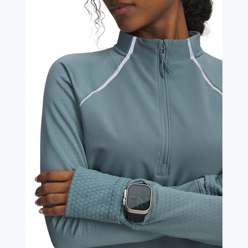 Felpa da running donna Under Armour Pro Half Zip jasper blue/reflective 3