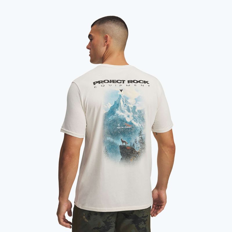 Maglia da allenamento uomo Under Armour Project Rock Q4 2 stobe/black 2