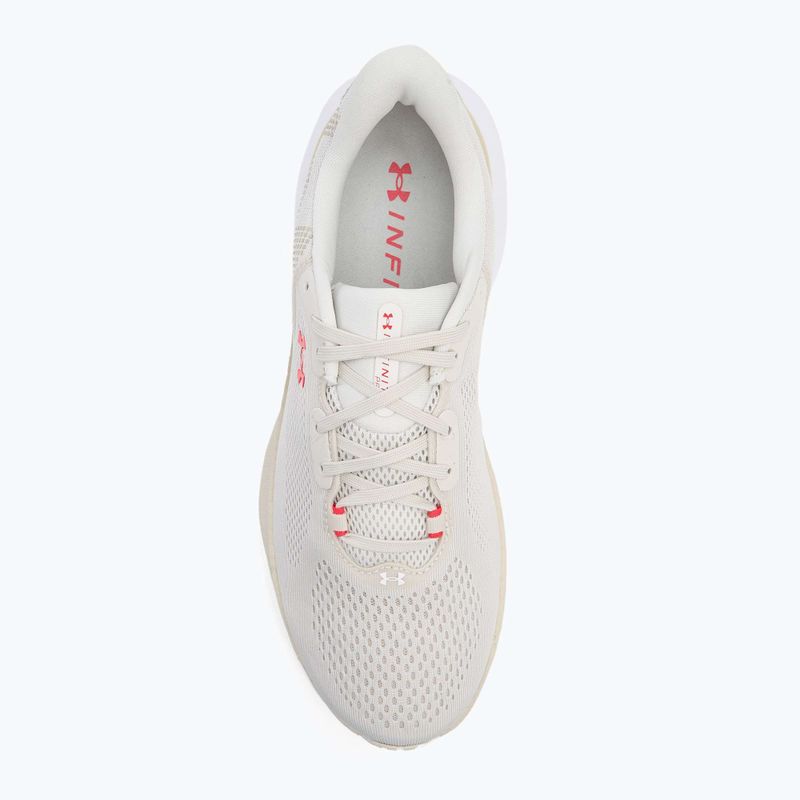 Scarpe da corsa da uomo Under Armour Innfinite Pro 2 summit white/khaki base/racer red 5