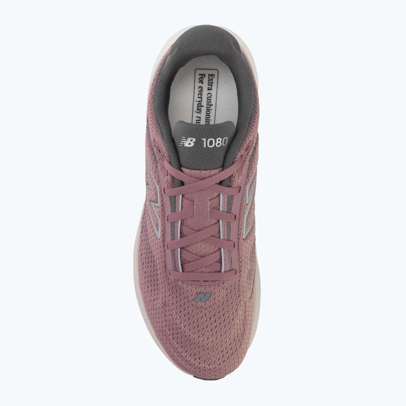 Scarpe da running da donna New Balance 1080's V15 rosewood/silver metallic/neptune grey 5