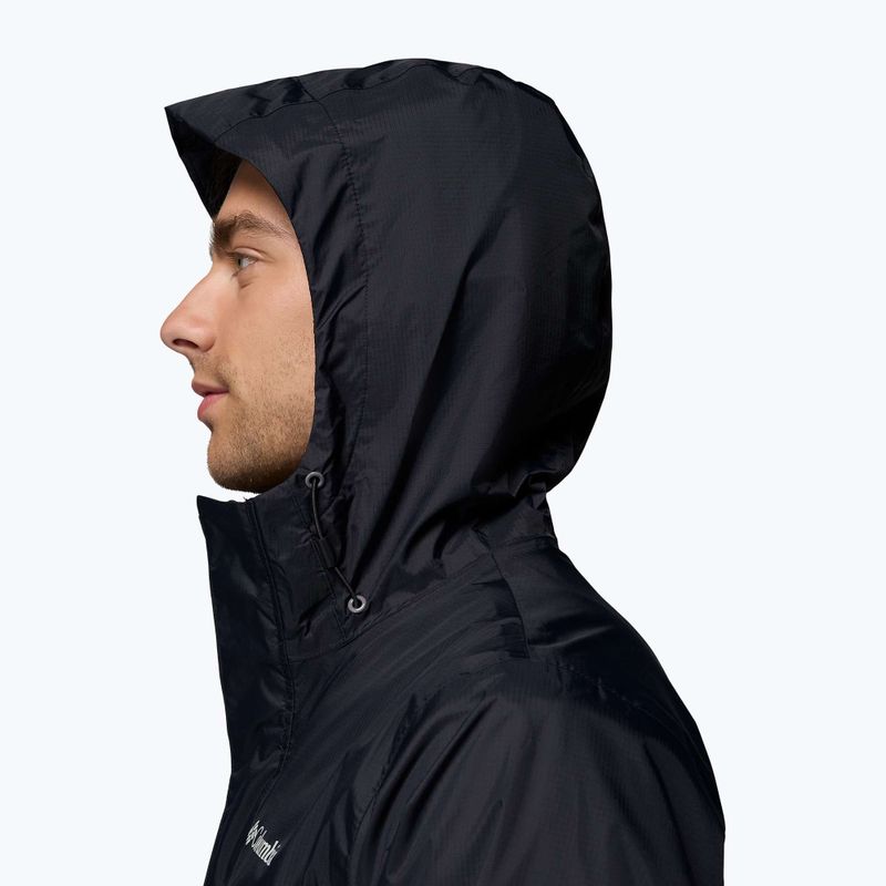 Giacca antipioggia da uomo Columbia Pouring Adventure III black/city grey 6