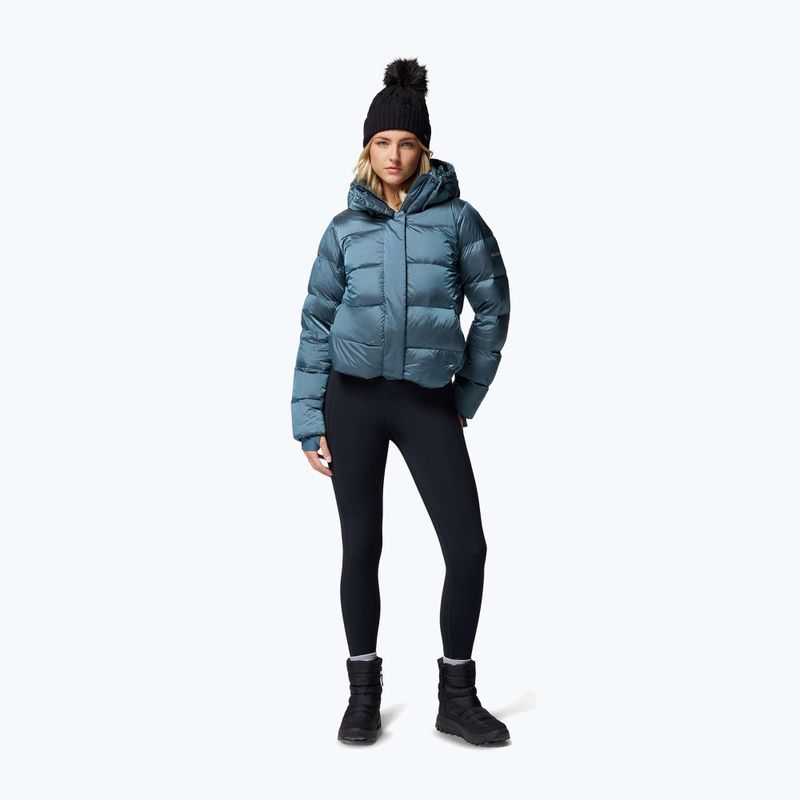 Piumino da donna Columbia Amaze Puff Hooded everblue high shine 2