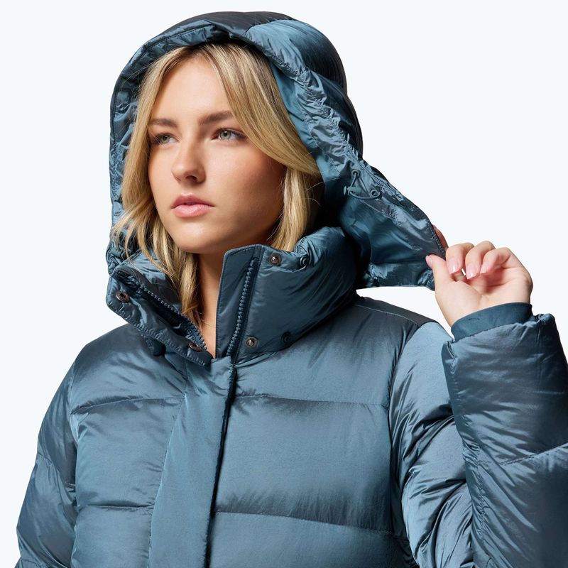 Piumino da donna Columbia Amaze Puff Hooded everblue high shine 7
