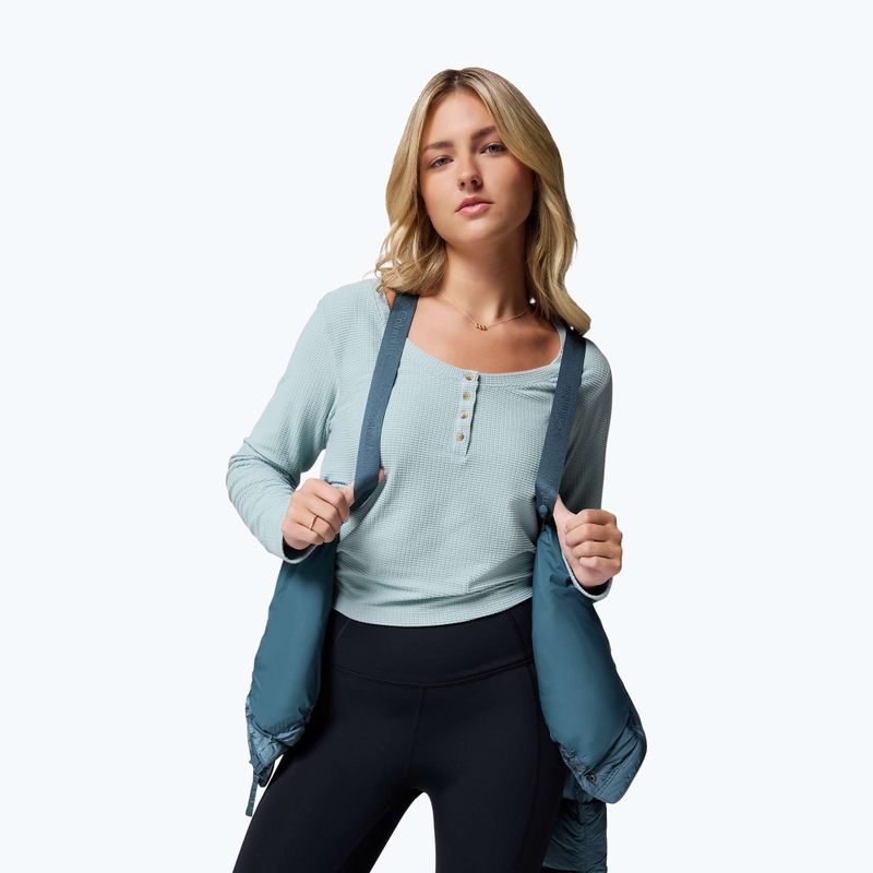 Piumino da donna Columbia Amaze Puff Hooded everblue high shine 10