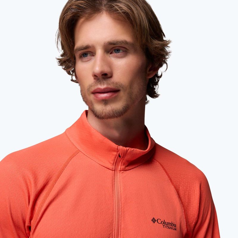 Felpa uomo Columbia DriVenture Half Zip zing/white 5