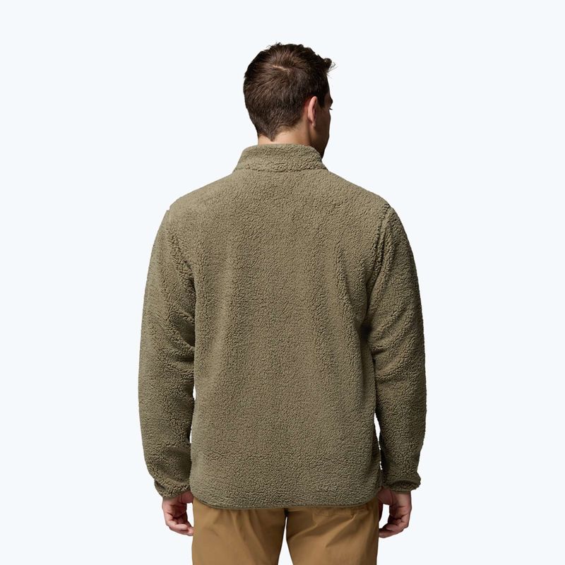 Felpa uomo Columbia Rugged Ridge High Pile Full Zip stone green 3