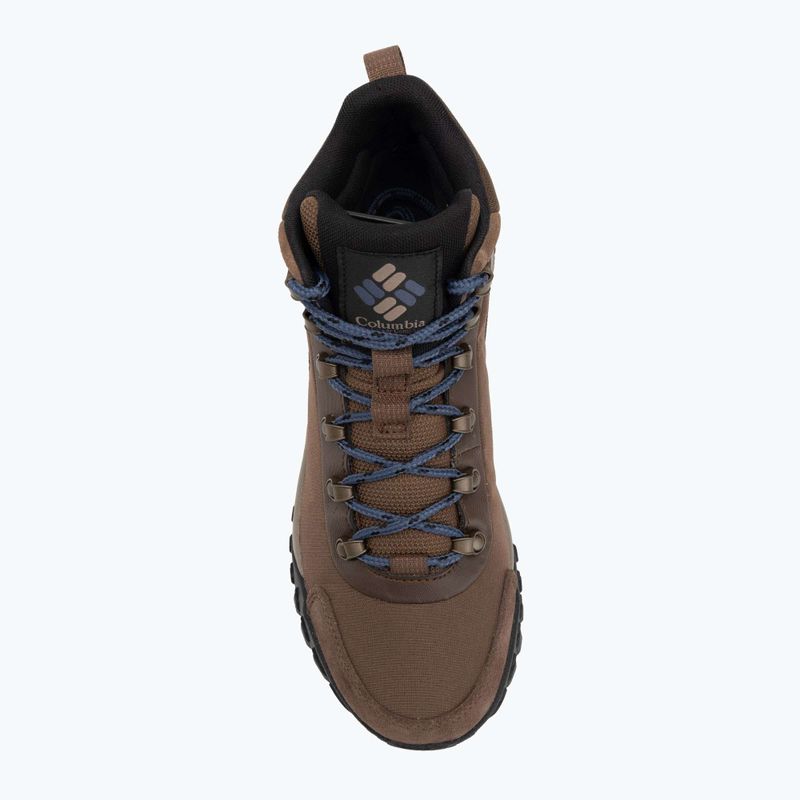 Scarpe da uomo Columbia Burnsider Waterproof dark brown/dark mountain 5