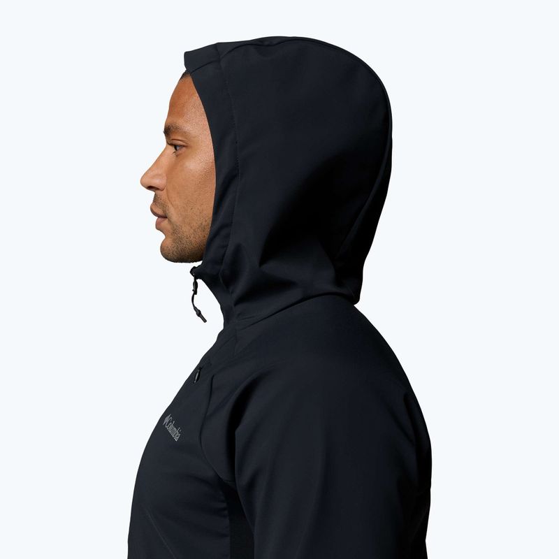 Giacca softshell da uomo Columbia Trailborne black 6