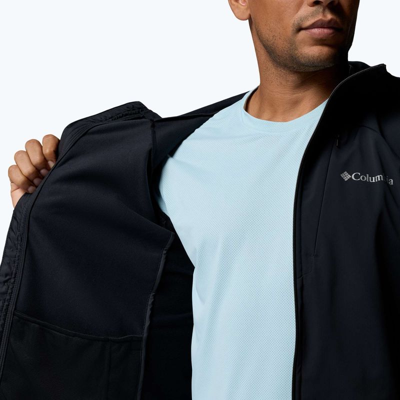 Giacca softshell da uomo Columbia Trailborne black 9