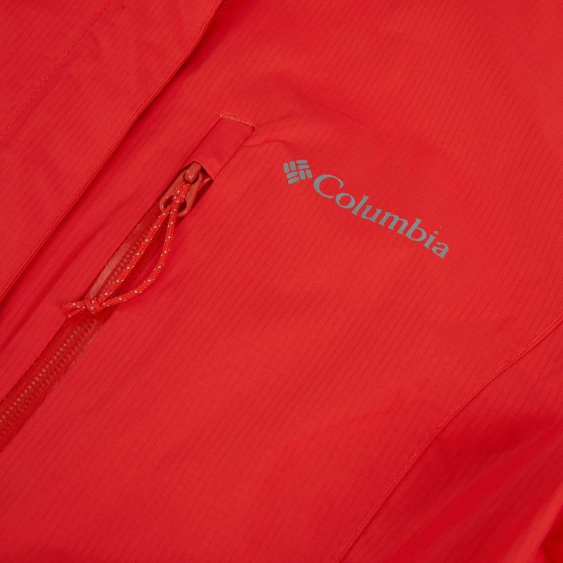 Giacca antipioggia da donna Columbia Pouring Adventure III poppy red 3