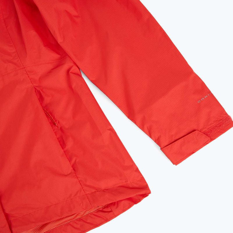 Giacca antipioggia da donna Columbia Pouring Adventure III poppy red 5