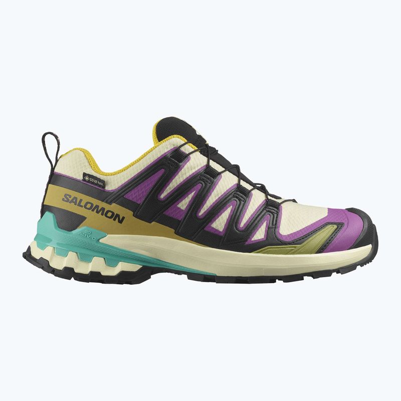 Scarpe da corsa da donna Salomon XA PRO 3D V9 GTX giallo trasparente/nero/cascata 8