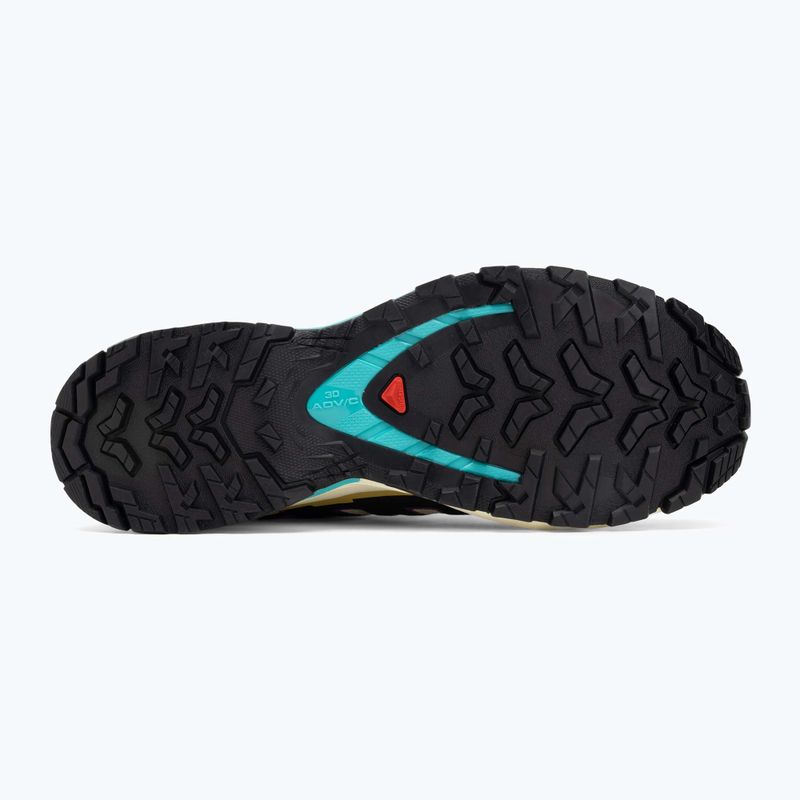 Scarpe da corsa da donna Salomon XA PRO 3D V9 GTX giallo trasparente/nero/cascata 4