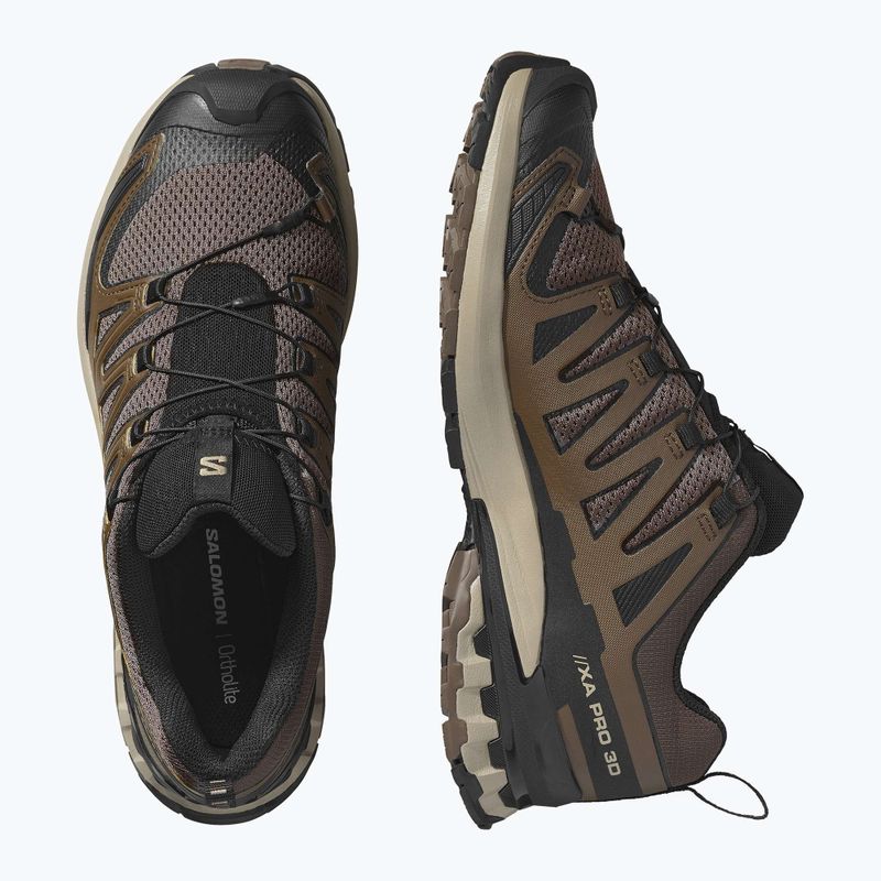 Scarpe da corsa da uomo Salomon XA Pro 3D V9 falcon/desert tan/black 8