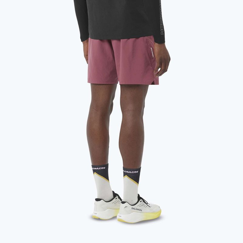 Pantaloncini da corsa uomo Salomon Shakeout C 2IN1 7" nocturne 2