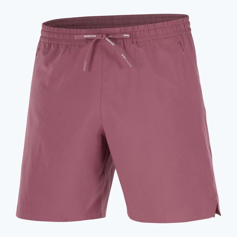 Pantaloncini da corsa uomo Salomon Shakeout C 2IN1 7" nocturne 5