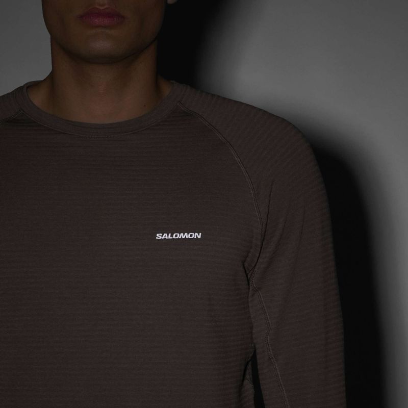 Felpa da uomo Salomon Essential Lightwarm CN iron 4