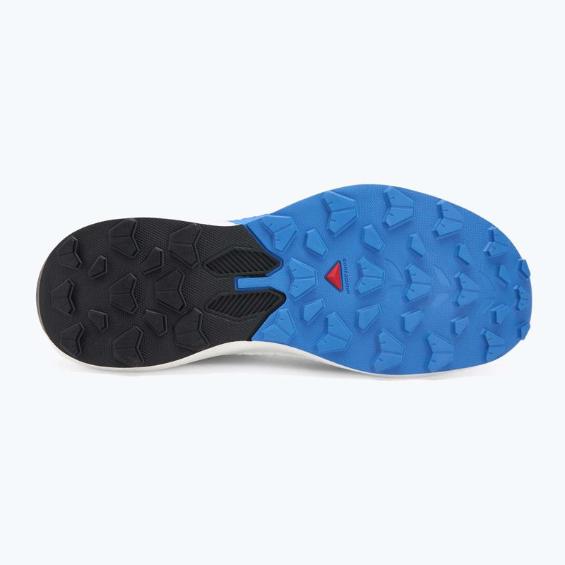 Scarpe da corsa da uomo Salomon Pulsar lunar rock/white/french blue 4