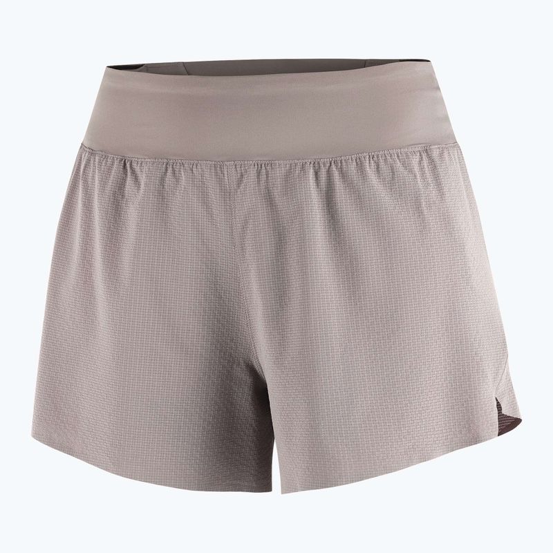 Pantaloncini da corsa da donna Salomon Sense Aero Stow 4" iron 6