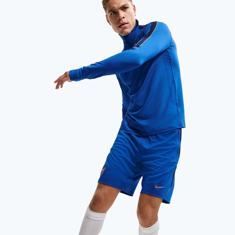 Pantaloncini da calcio da uomo Nike FFF Strike game royal/metallic copper 4