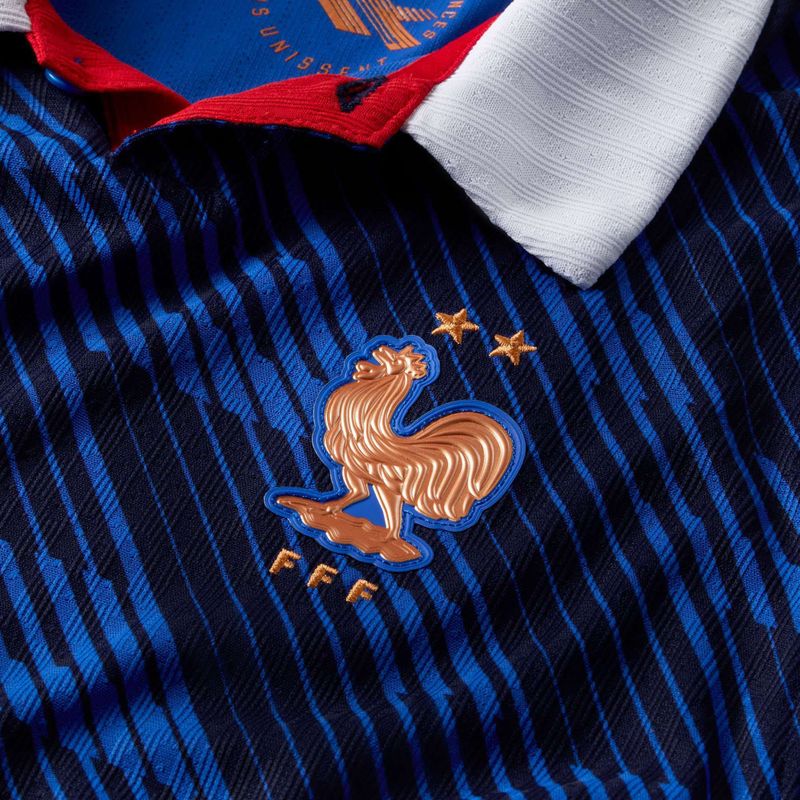Maglietta da calcio per bambini Nike FFF 2026/27 Match Home game royal/metallic copper 3