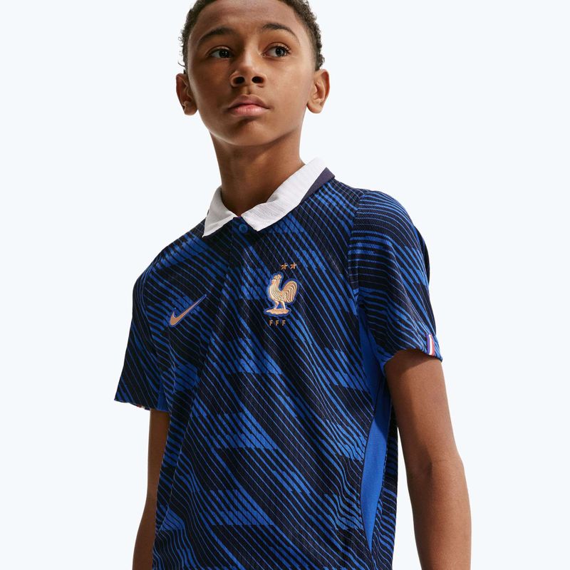 Maglietta da calcio per bambini Nike FFF 2026/27 Match Home game royal/metallic copper 7