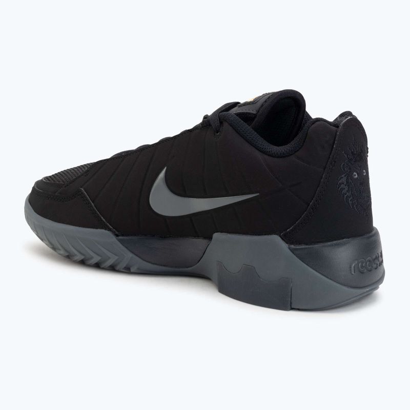 Scarpe da basket uomo Nike LeBron Witness 9 black/iron grey/dark smoke grey/black 3