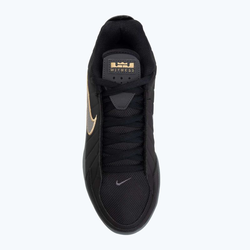 Scarpe da basket uomo Nike LeBron Witness 9 black/iron grey/dark smoke grey/black 5