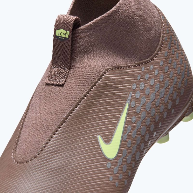 Scarpe da calcio junior Nike Mercurial Superfly 10 Academy "Kylian Mbappé" Jr FG plum eclipse/metallic silver 7