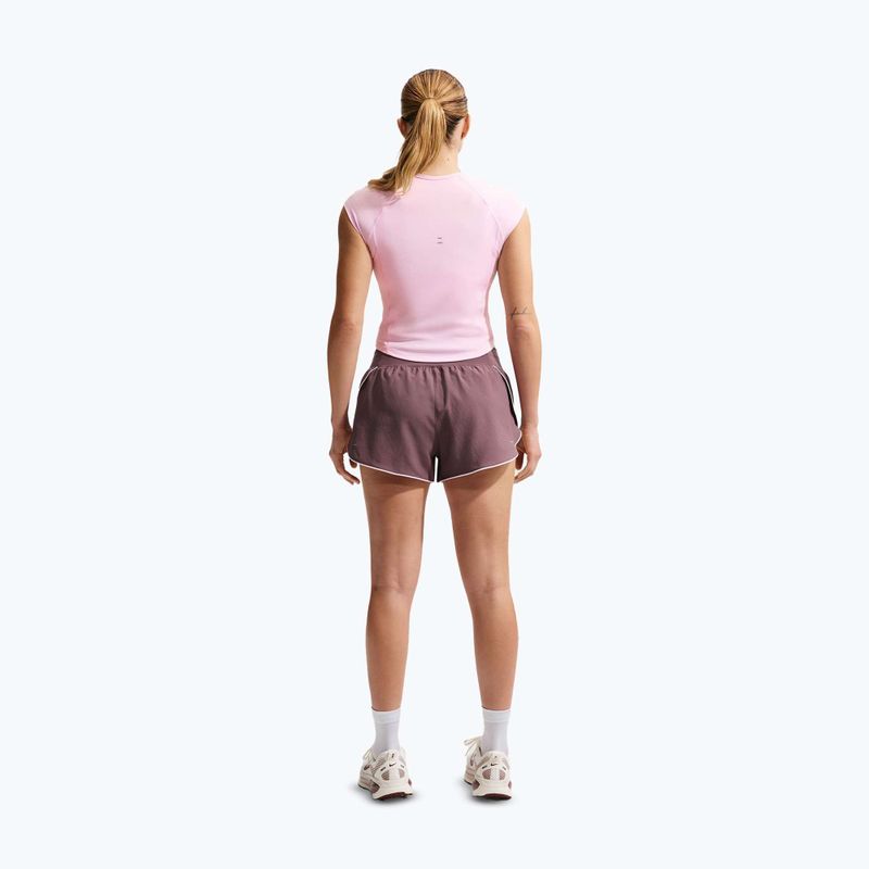 Maglia da running donna Nike Swoosh Run Dri-Fit pink foam/photon dust/white 3