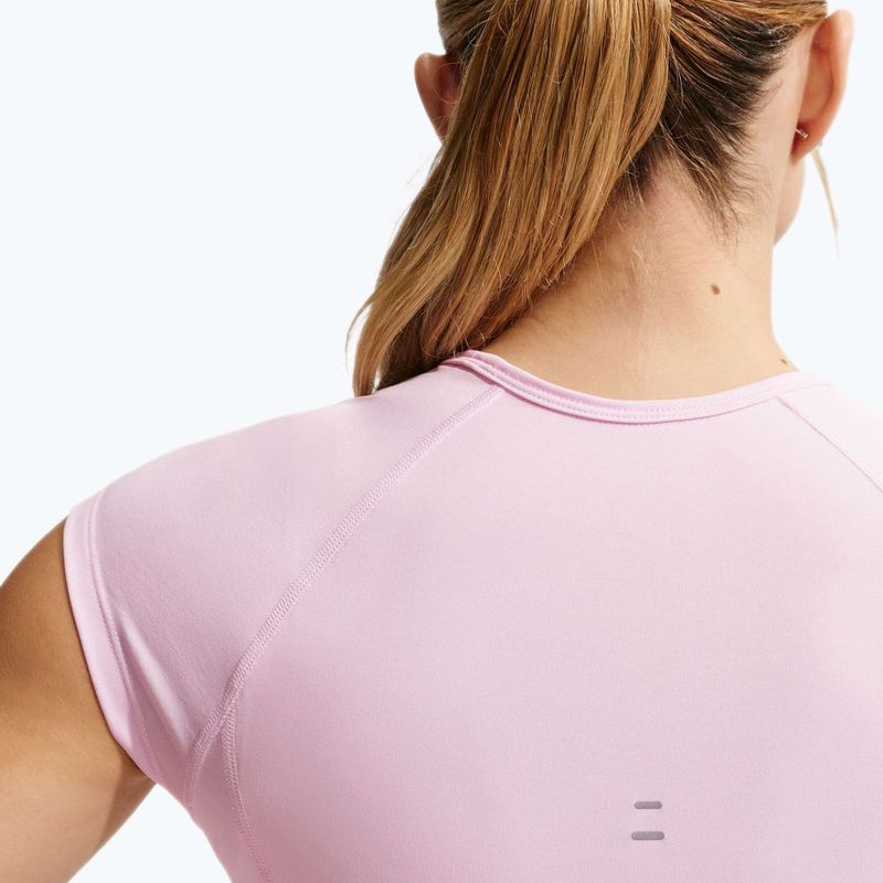 Maglia da running donna Nike Swoosh Run Dri-Fit pink foam/photon dust/white 5