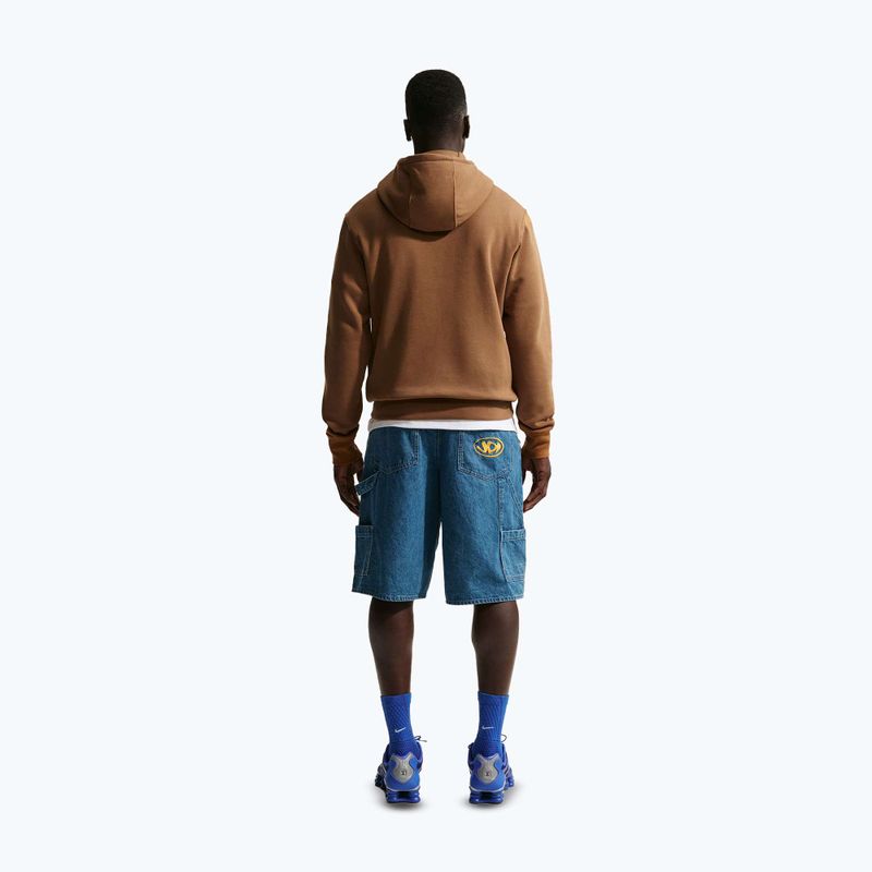 Felpa da uomo Nike Club Pullover Hoodie ale brown/ale brown/white 3
