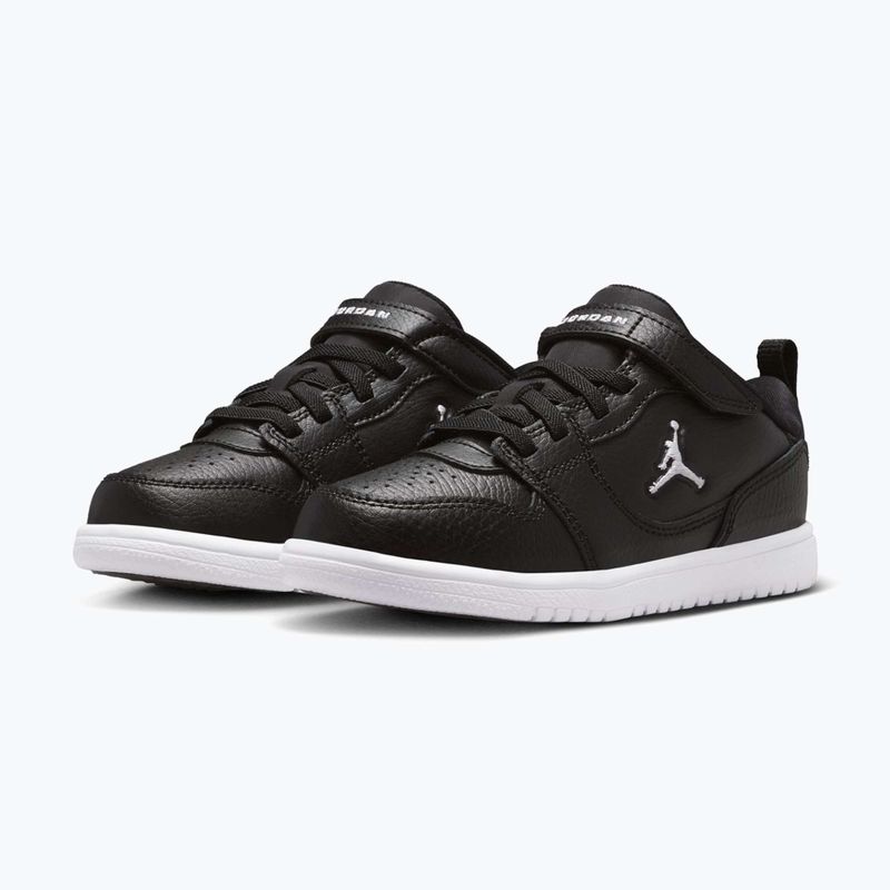 Scarpe da bambino Jordan Court Connect Low black/white 3