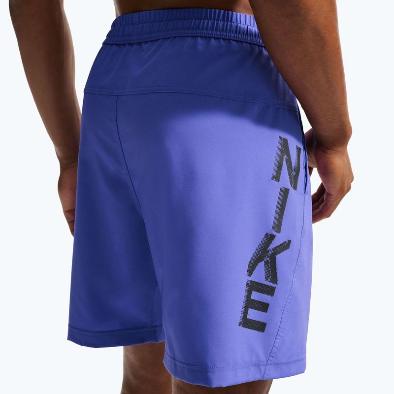 Pantaloncini da allenamento da uomo Nike Form Dri-Fit Versatile 7" persian violet/black 4