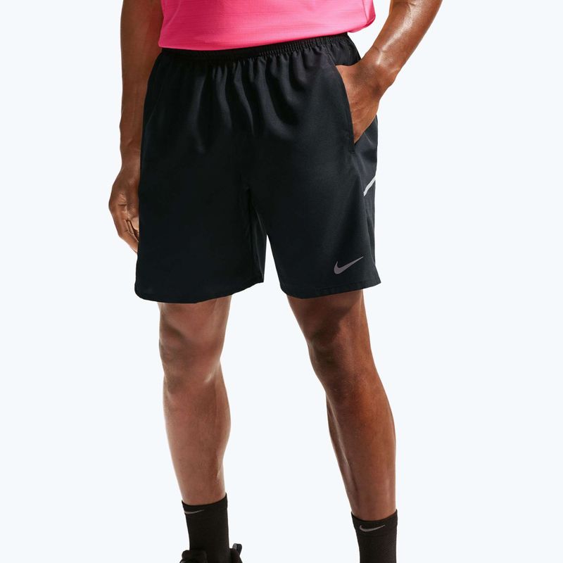 Pantaloncini da uomo Nike Miler Dri-Fit 7" black/black 4