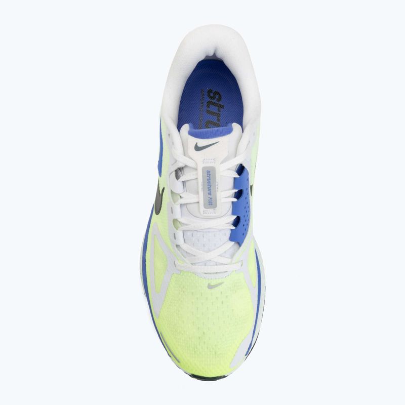 Scarpe da running da uomo Nike Structure Plus white/volt ice/barely green/black spruce 5