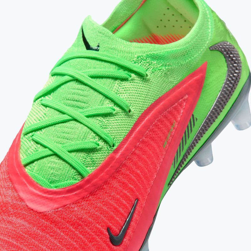 Scarpe da calcio da uomo Nike Phantom 6 Low Elite Erling Haaland AG hot punch/green strike/black 10