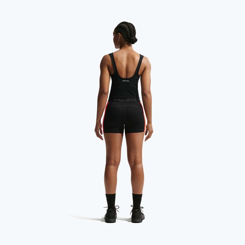 Maglietta da allenamento da donna Nike Pro Sculpt Medium Support Padded Tank black/white 3