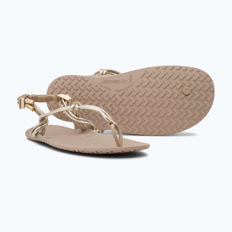 Sandali barefoot da donna Xero Shoes Genesis gold metallic 13