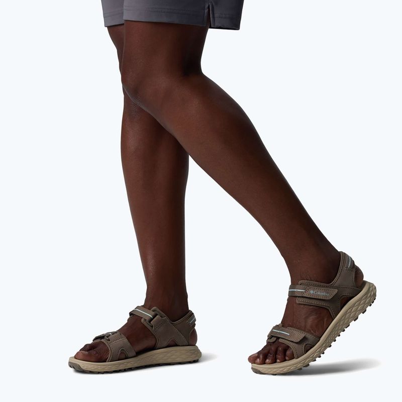 Sandali da donna Columbia Konos Hiker 2-Strap wet sand/marine light 8