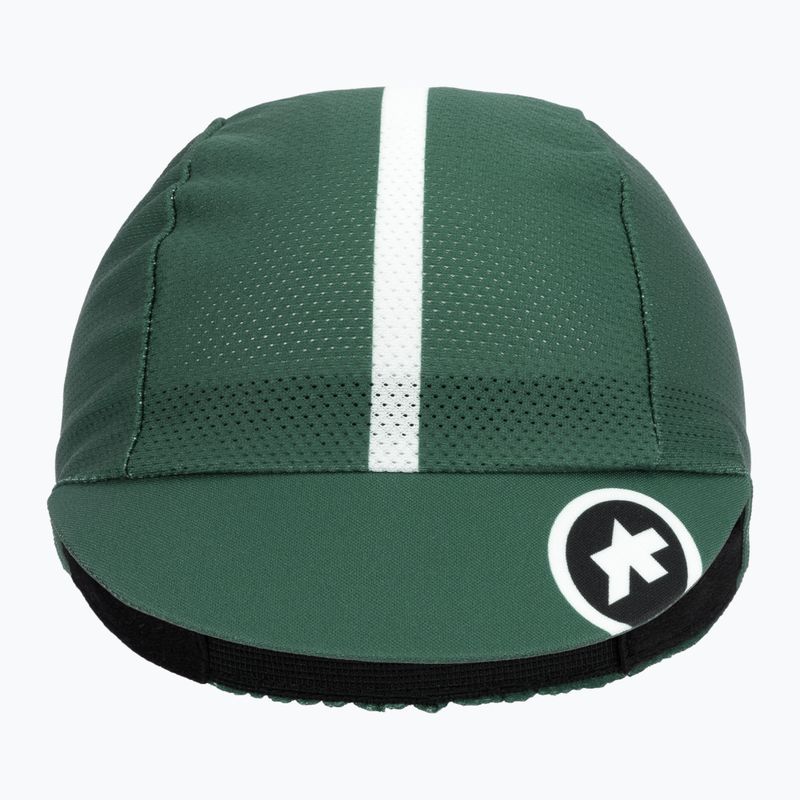 Berretto da ciclismo ASSOS verde granata 3