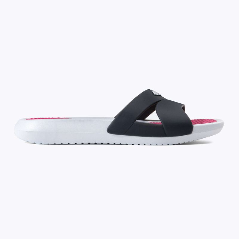 Arena infradito donna Nina bianco/grigio scuro/magenta 2