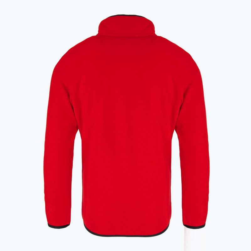 Rossignol Jr Strawpile Fleece Fz felpa sportiva rossa da bambino 7