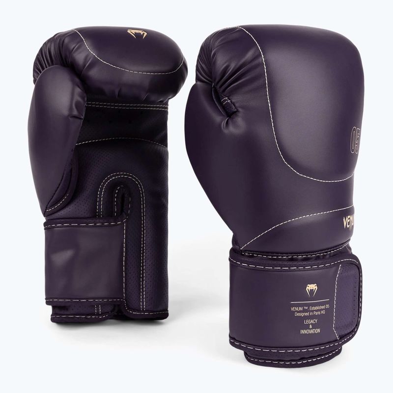 Guantoni da boxe Venum Impact Evo da uomo viola intenso 3