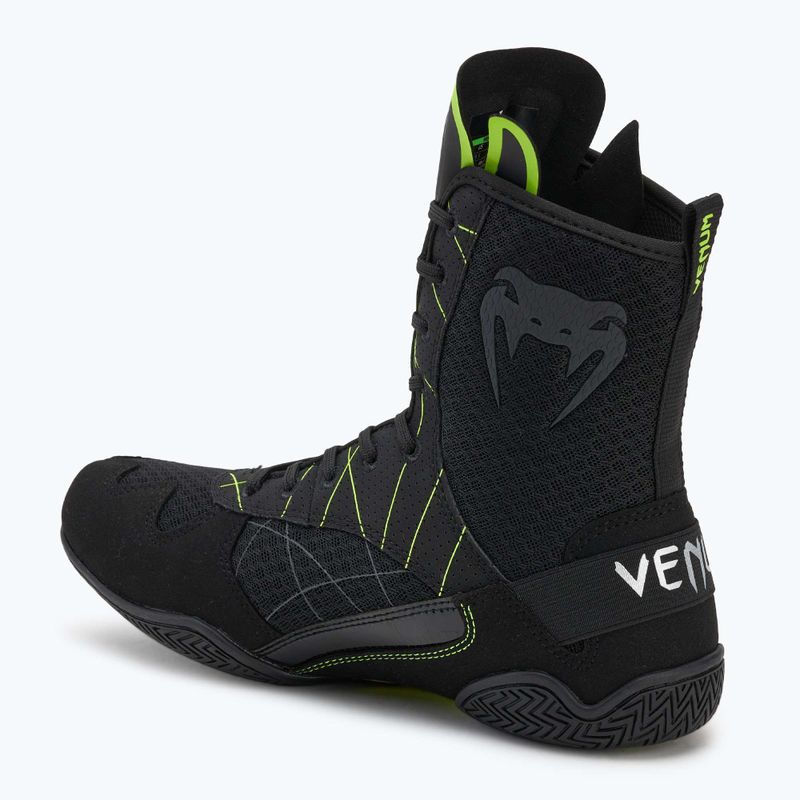 Scarpe da boxe Venum Training Camp 4.0 nero/verde da uomo 2