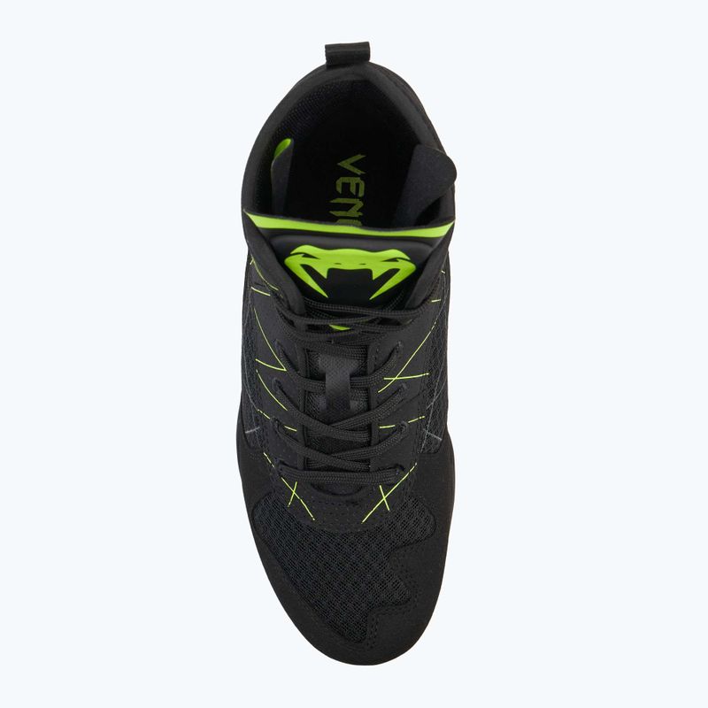 Scarpe da boxe Venum Training Camp 4.0 nero/verde da uomo 5