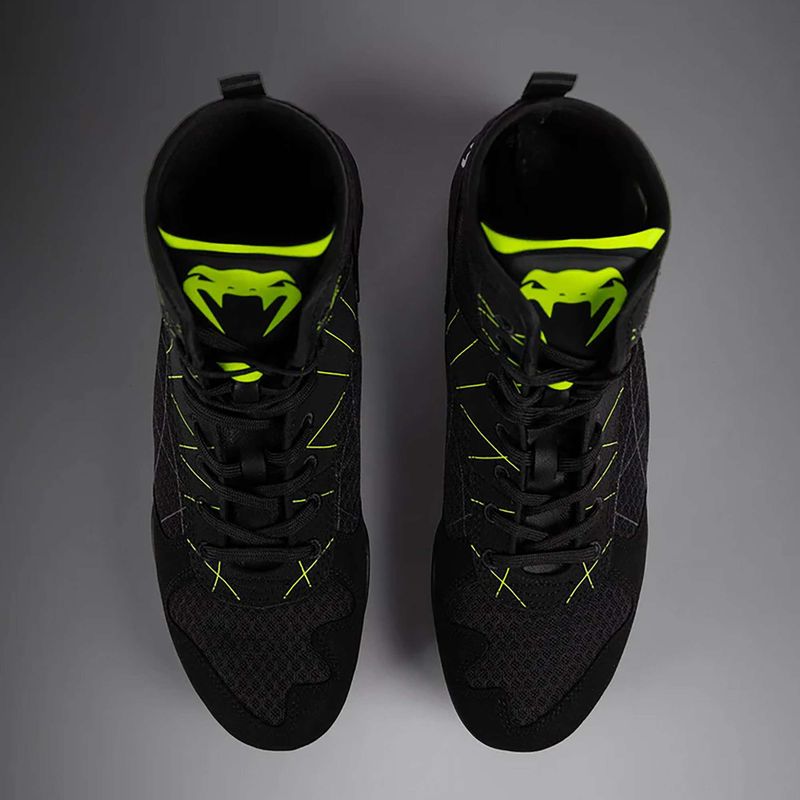 Scarpe da boxe Venum Training Camp 4.0 nero/verde da uomo 12