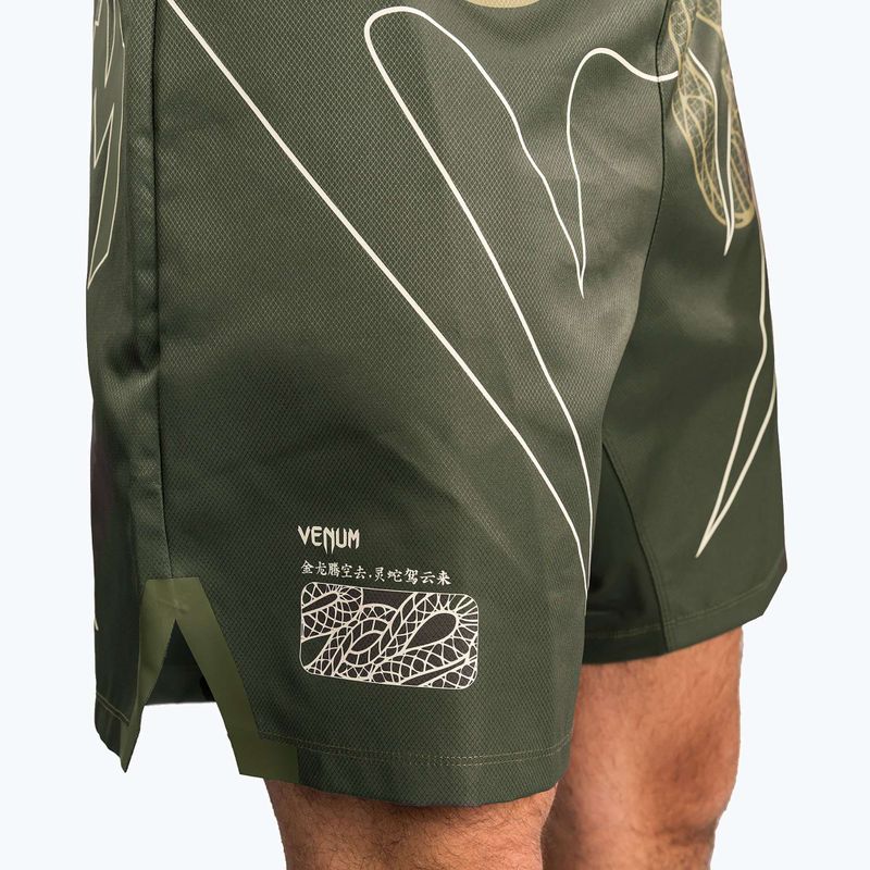 Pantaloncini da allenamento uomo Venum Serpenti Fight khaki/bronze/ivory 6