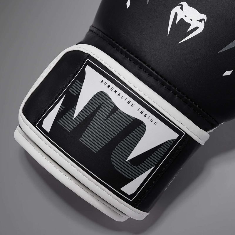 Guantoni da boxe Venum Adrenaline Boxing black/silver grey 4