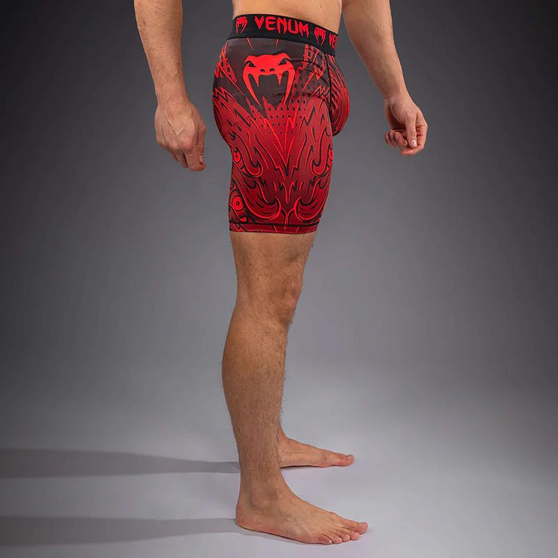 Pantaloncini da allenamento uomo Venum Wolf Attack Vale Tudo Shorts black/red 5